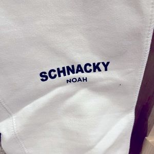 Noah Schnacky merch white anchor jogger